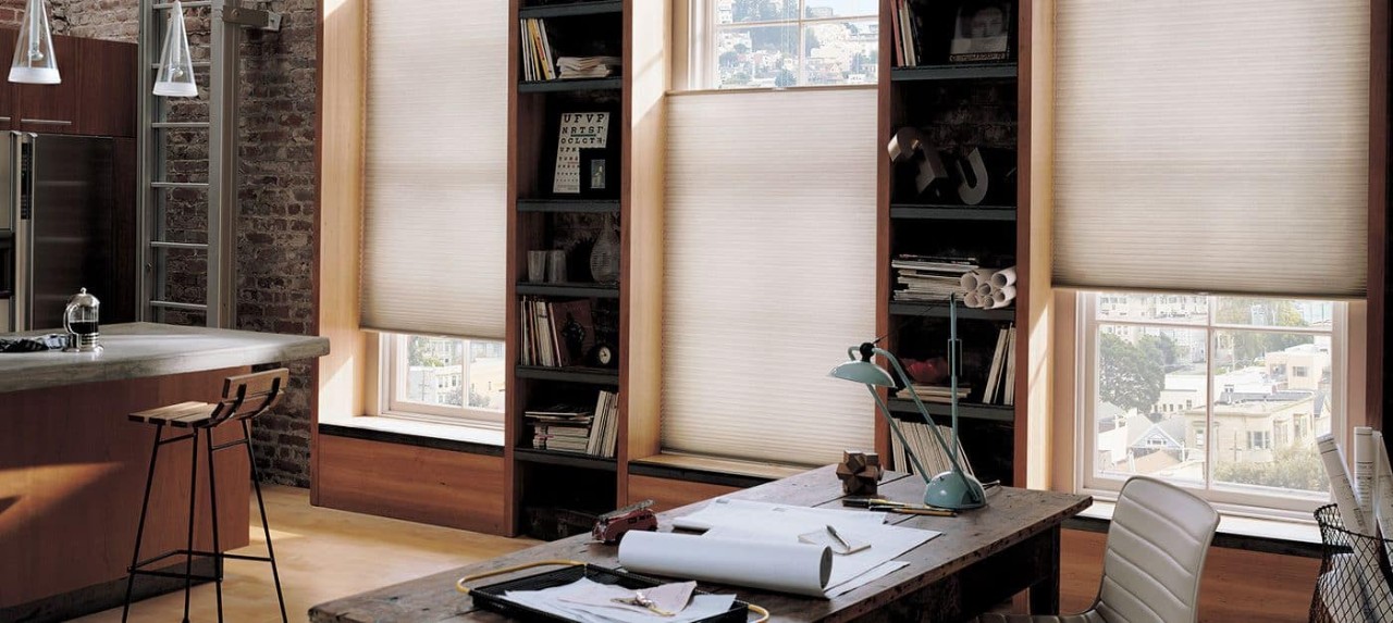 Adding winter window treatments to homes near Youngstown, Ohio (OH), including Duette Honeycomb Shades.