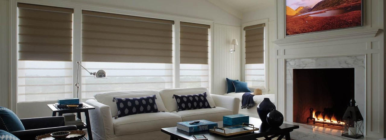 Adding Vignette® Modern Roman Shades to homes near Youngstown, Ohio (OH), to bedrooms.