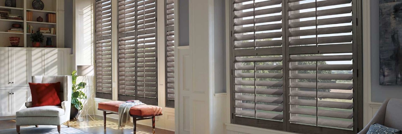 Neutral designs near Youngstown, Ohio (OH), including quality window treatments from Hunter Douglas